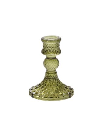 Gillian Green Candlestick - 3"x 4" 32710-05