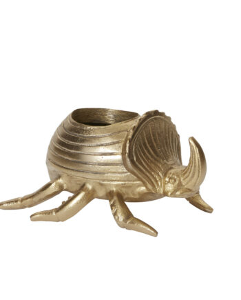 Golden Scarab Pot - 7"x 6"x 4" 73935.00