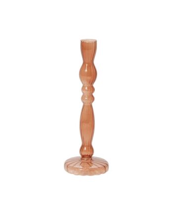 Raywood Amber Candlestick - 2.5"x 8.5" 31335.22