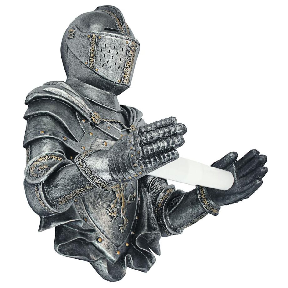 A Knight to Remember Gothic Bath Tissue Holder