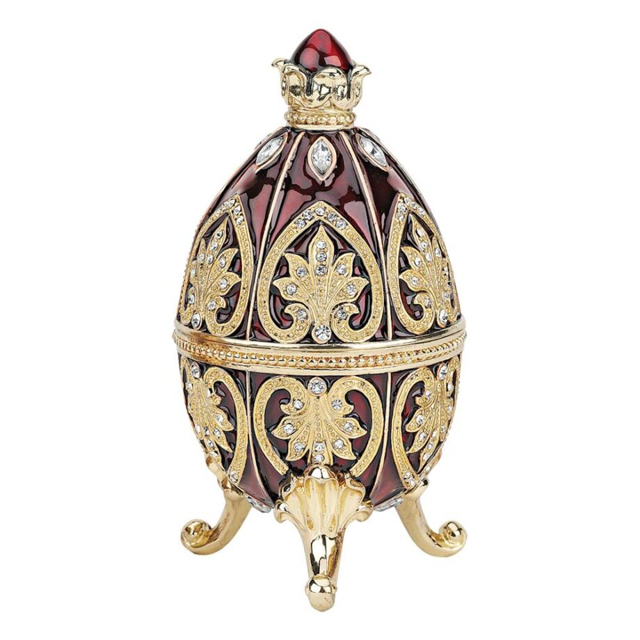 Alexander Palace Romanov-Style Collectible Enameled Egg: Polotsk FH21487