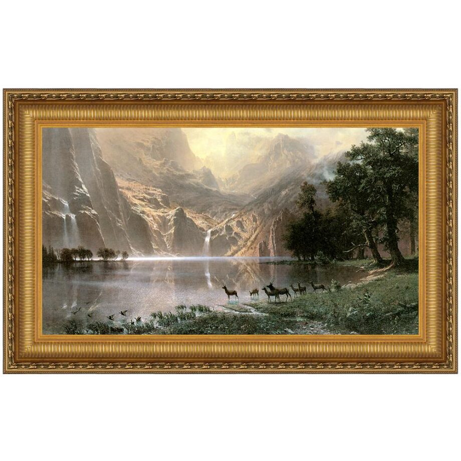 Among the Sierra Nevada Framed Canvas Replica Painting: Small DA3351