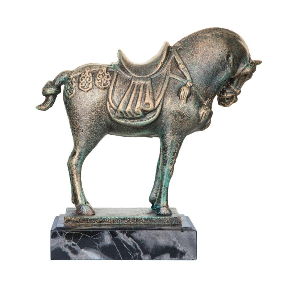 Ancient Tang Horse Iron Statue