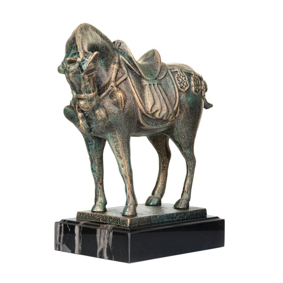 Ancient Tang Horse Iron Statue