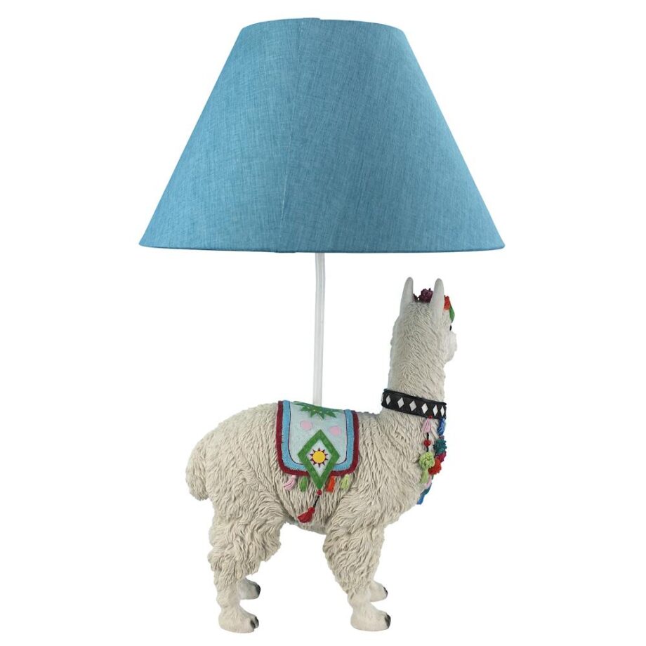 Andes Alpaca of Rainbow Mountain Sculptural Table Lamp