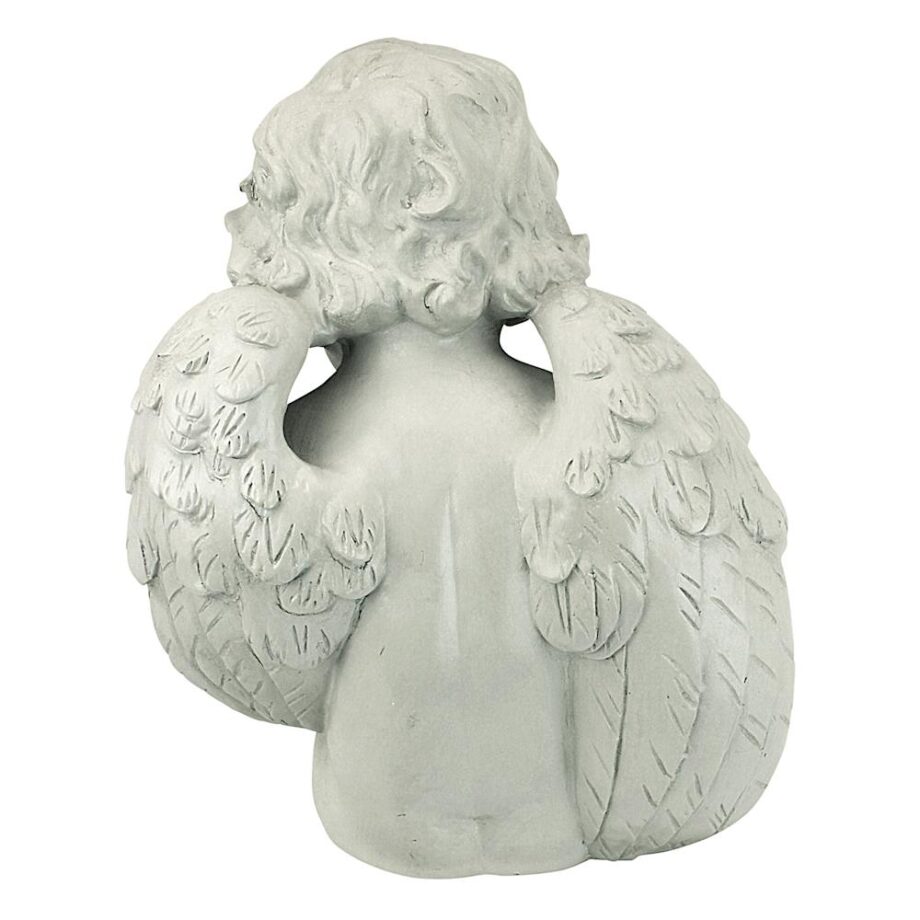 Angel of Meditation Sitting Cherub Statue