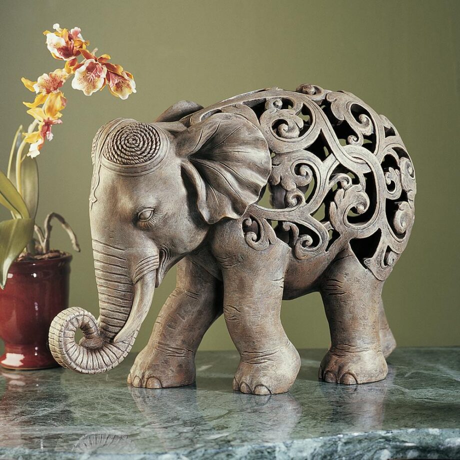 Anjan the Elephant Jali Statue NG32745