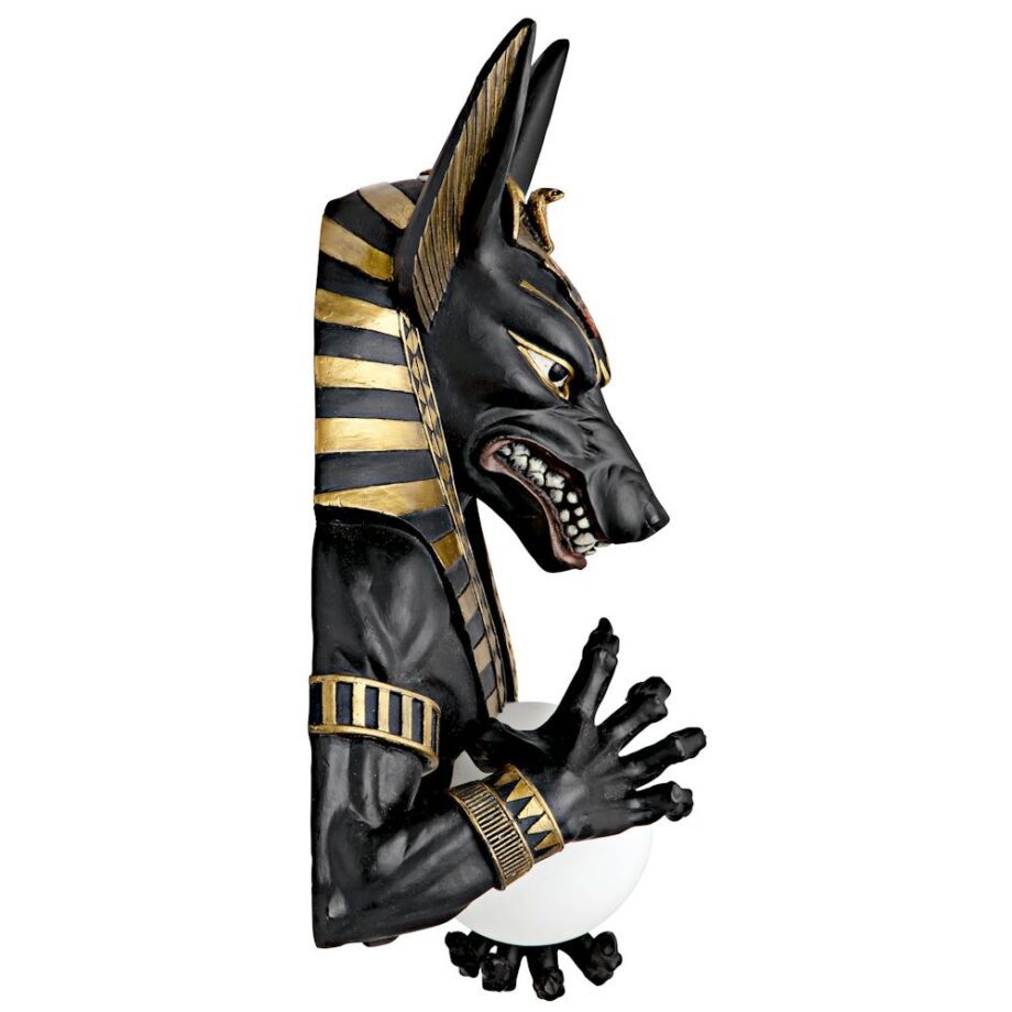 Anubis, Egyptian God of the Underworld Illuminated Wall Sculpture