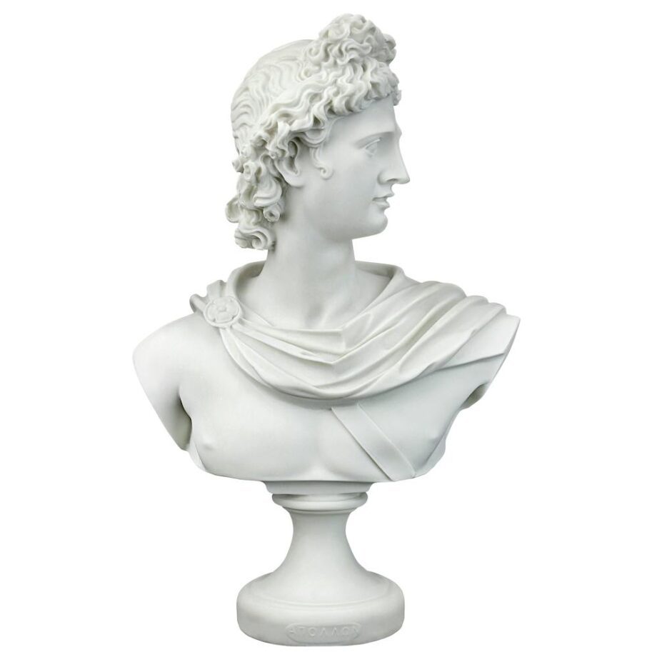 Apollo Belvedere, c. 350-325 BC: Bonded Marble Resin Bust