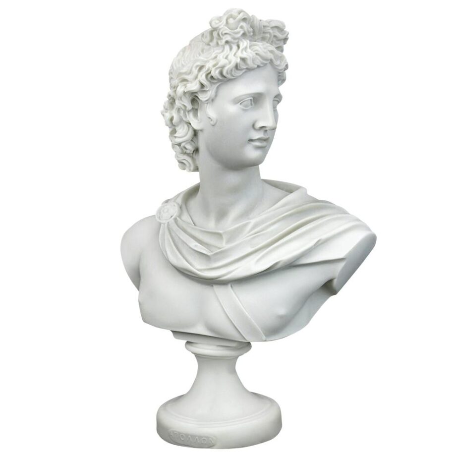 Apollo Belvedere, c. 350-325 BC: Bonded Marble Resin Bust