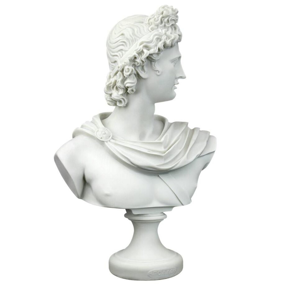 Apollo Belvedere, c. 350-325 BC: Bonded Marble Resin Bust