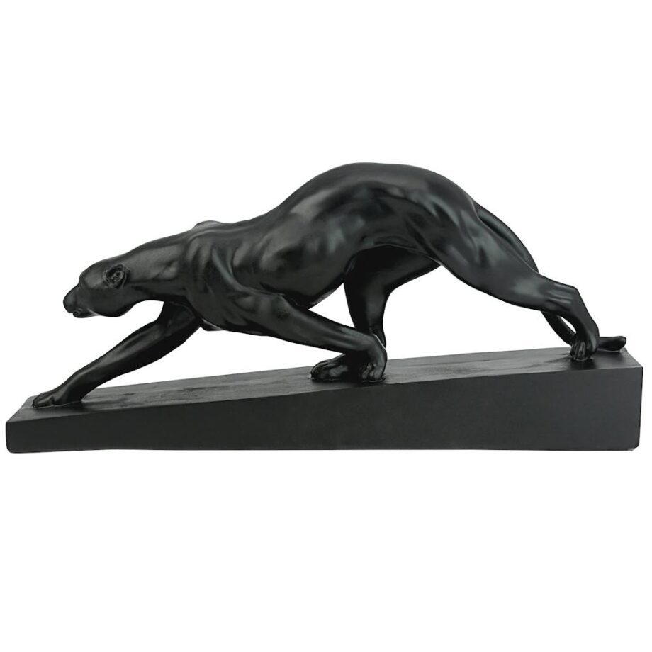 Art Deco Panther on the Prowl  Statue