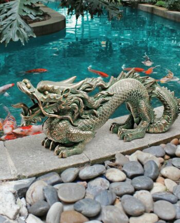 Asian Dragon of the Great Wall Statue: Medium EU9306