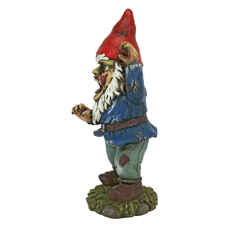 Attack of the Dead Walking Zombie Apocalypse Garden Gnome Statue