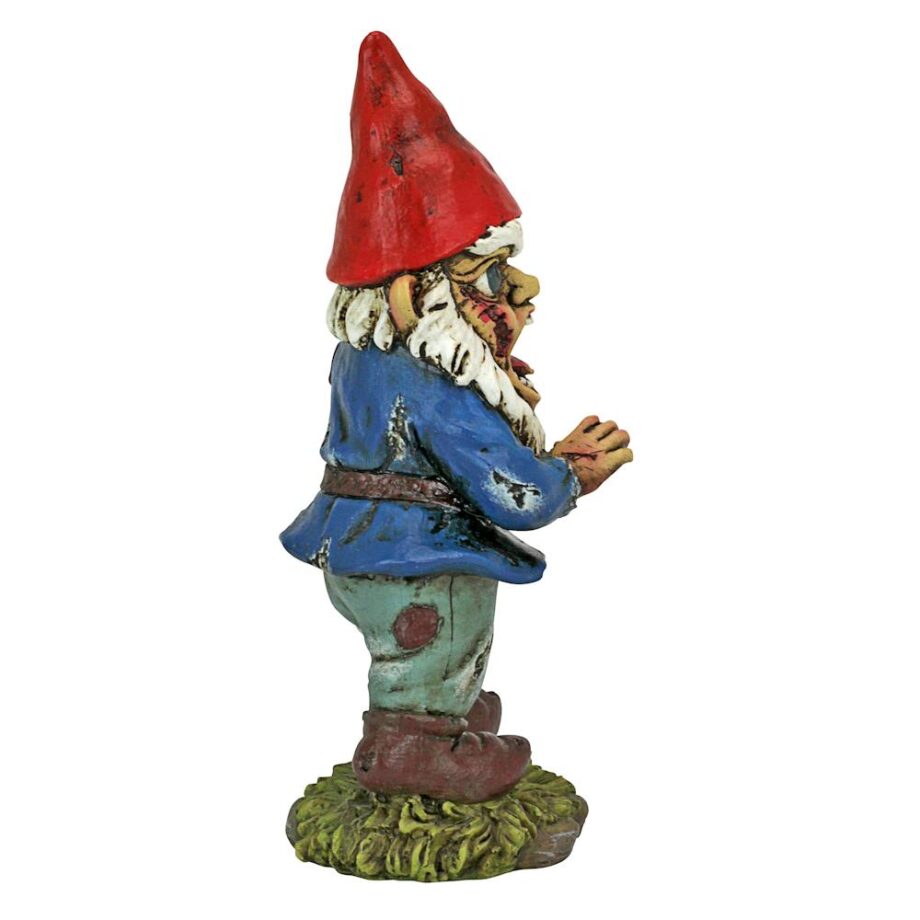 Attack of the Dead Walking Zombie Apocalypse Garden Gnome Statue