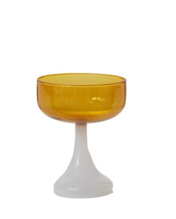 Aurelia Collection Amber Coupe Glass - 4.5"x 5.5" 43710.00