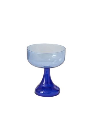 Aurelia Collection Blue Coupe Glass - 4.5"x 5.5" 43710.30