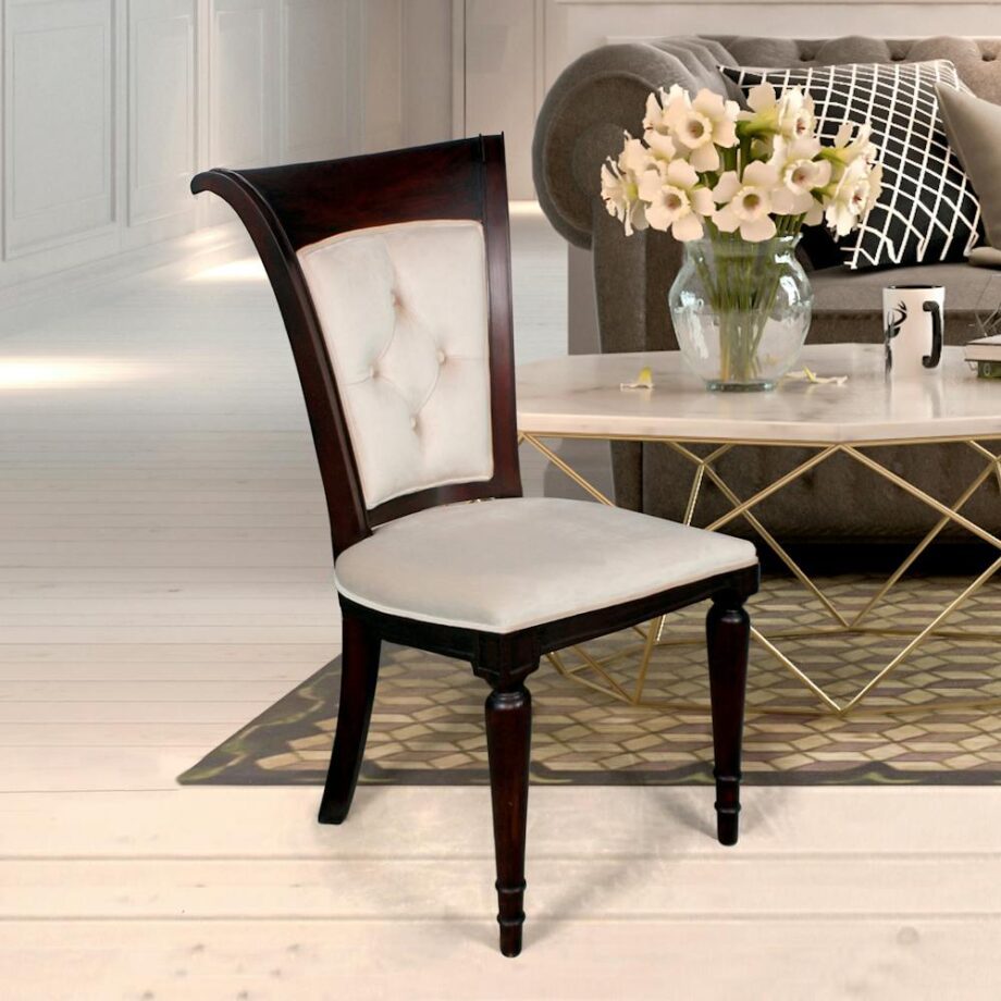 Bacall Waterfall Curved Back Dining Chair: Each AF51787