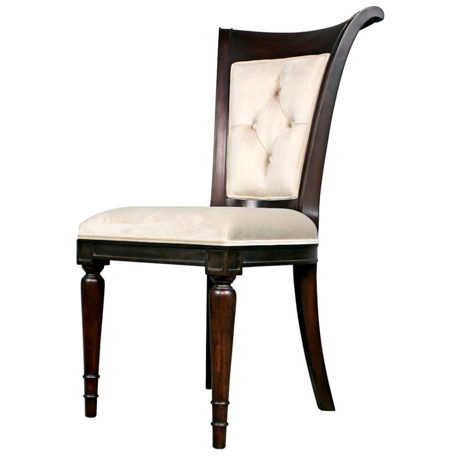 Bacall Waterfall Curved Back Dining Chair: Each