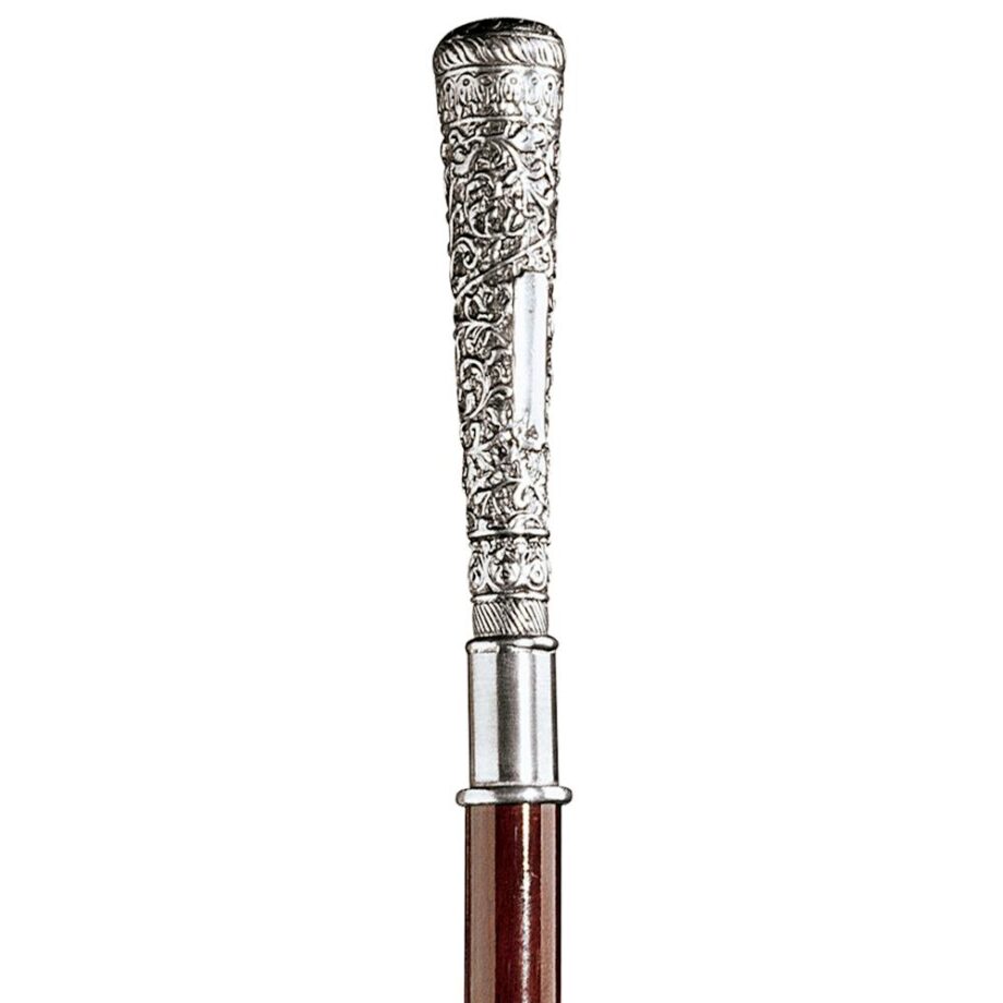 The Padrone Collection: Bachelor Pewter Walking Stick