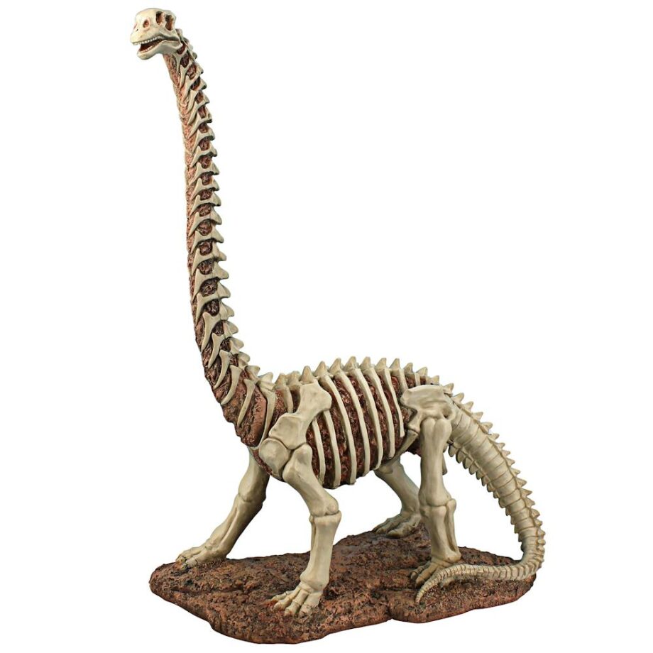 Bad to the Bone, Jurassic Brachiosaurus Dinosaur Statue