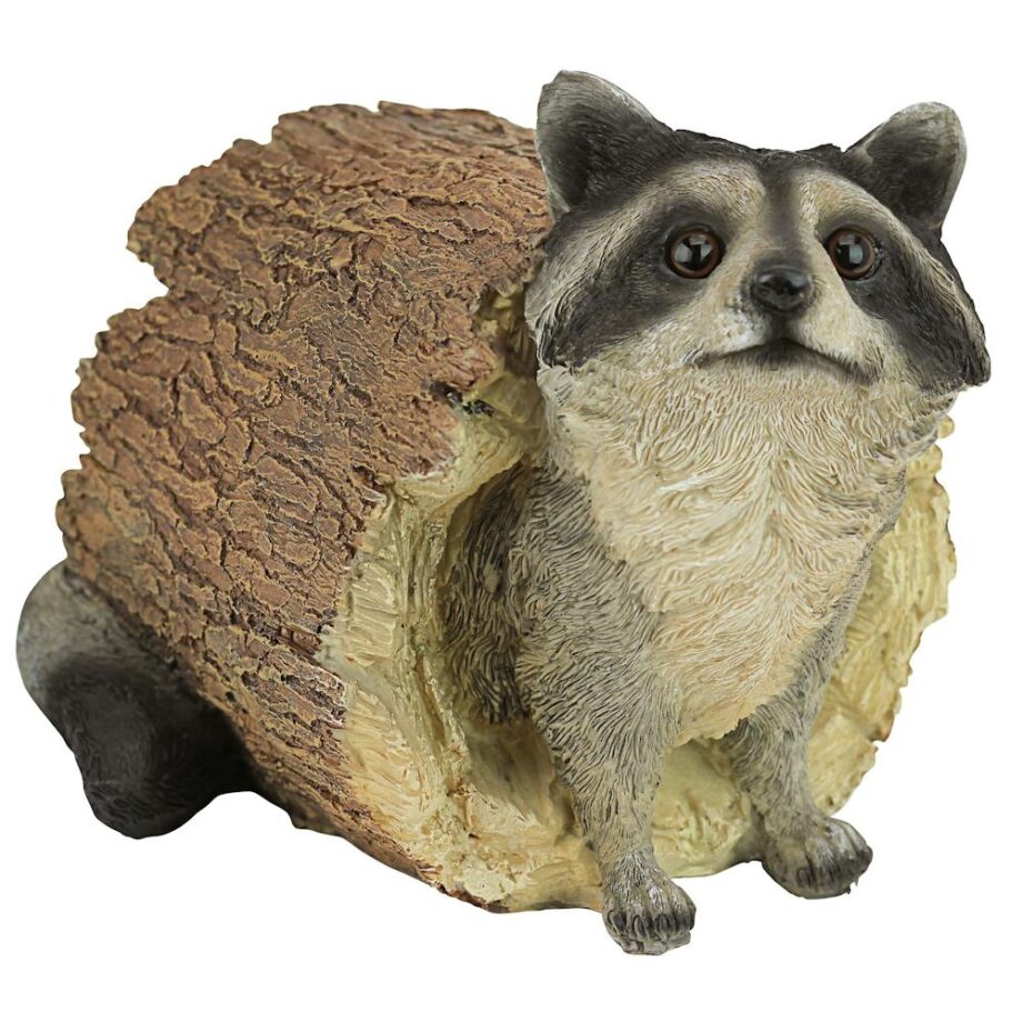 Bandit the Raccoon Garden Statue