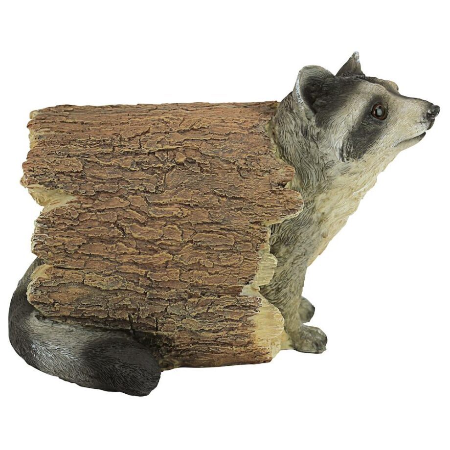 Bandit the Raccoon Garden Statue