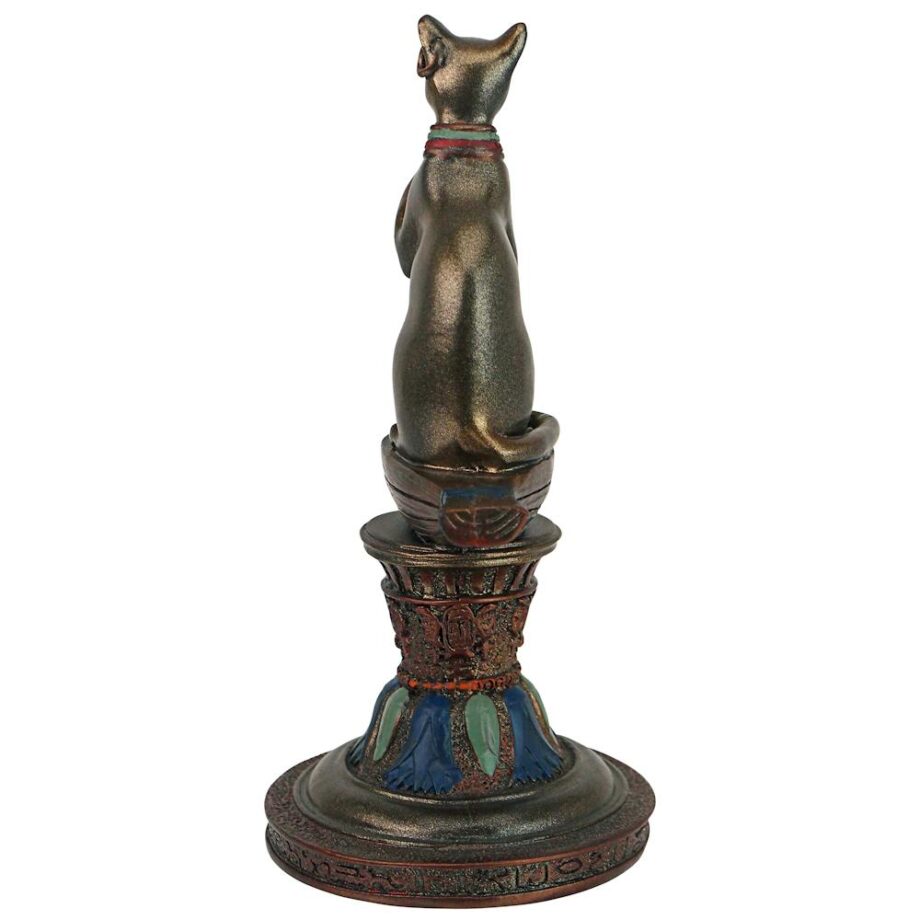 Bastet the Egyptian Cat Goddess Altar Clock Timepiece