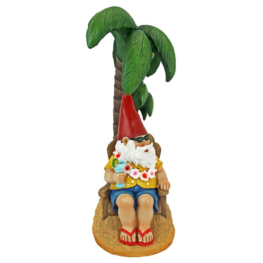 Beach Comber Gnome Dude Garden Statue