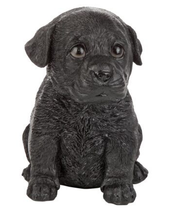 Black Lab Puppy Partner Collectible Dog Statue JQ1108622