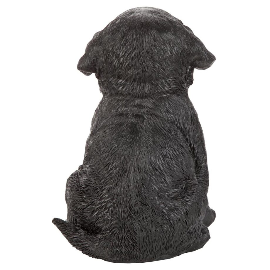 Black Lab Puppy Partner Collectible Dog Statue