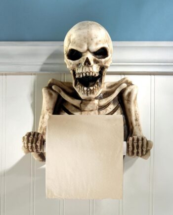 Bone Dry Skeleton Bathroom Toilet Paper Holder JQ10089