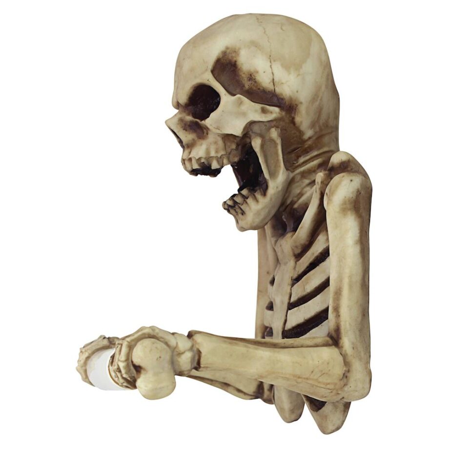 Bone Dry Skeleton Bathroom Toilet Paper Holder