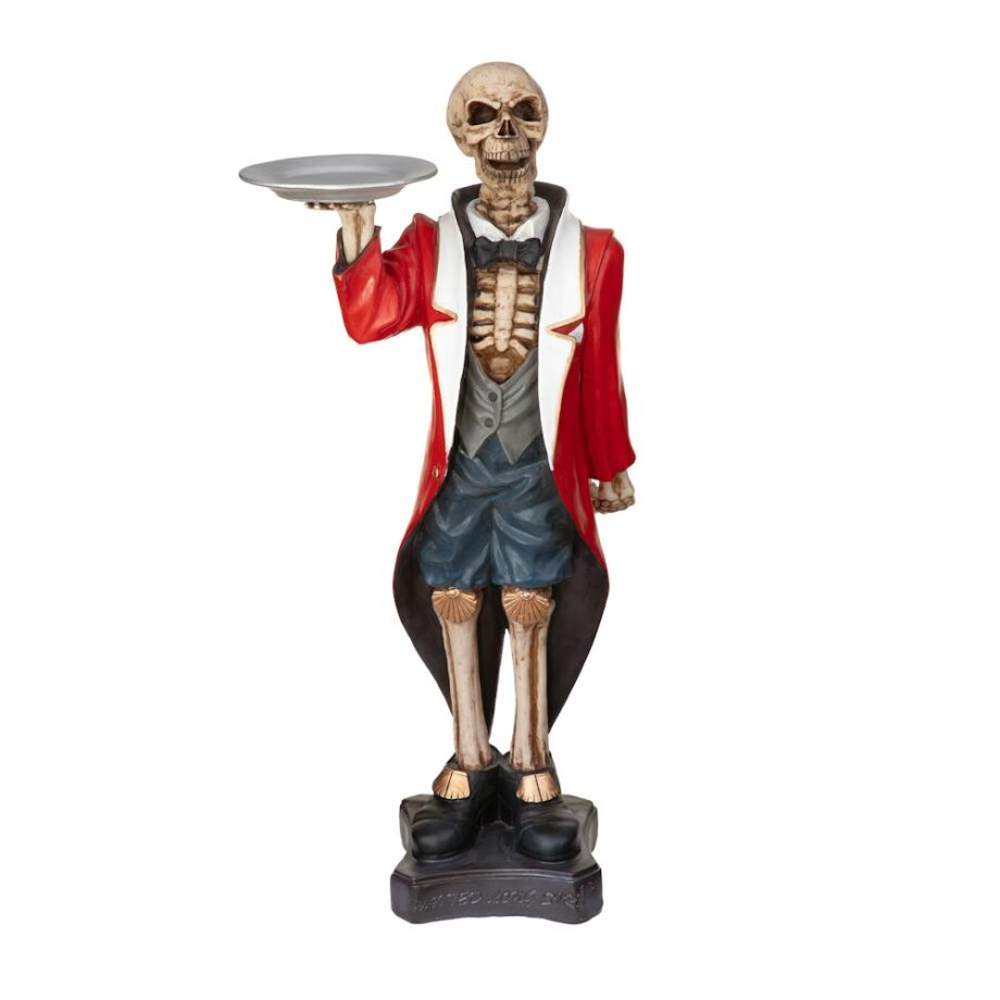 Bones the English Skeleton Butler Sculptural Pedestal Table