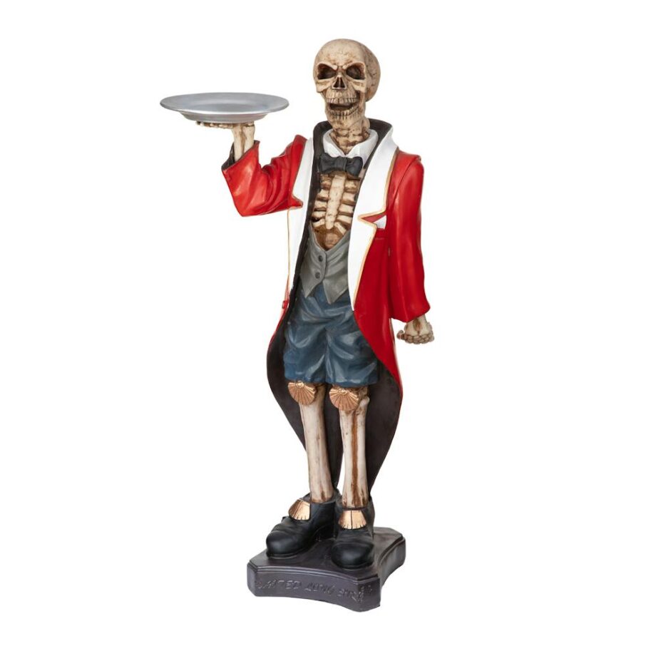 Bones the English Skeleton Butler Sculptural Pedestal Table