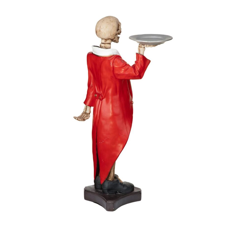 Bones the English Skeleton Butler Sculptural Pedestal Table