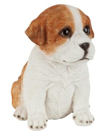 Bulldog Puppy Partner Collectible Dog Statue JQ110862