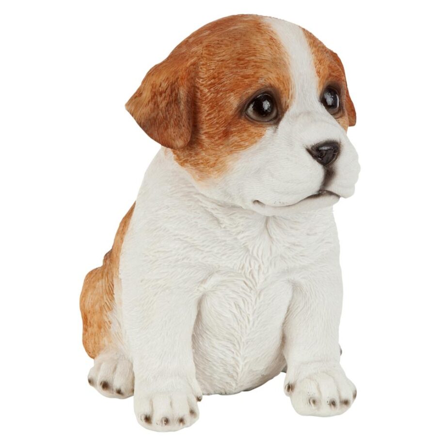 Bulldog Puppy Partner Collectible Dog Statue JQ110862