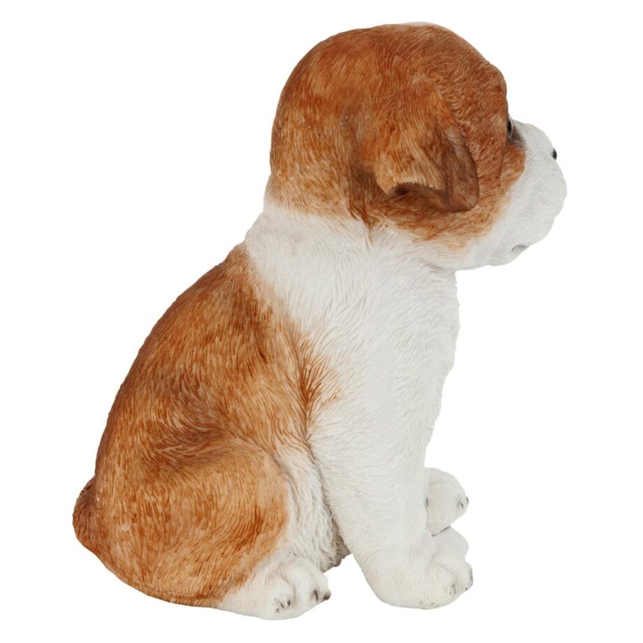 Bulldog Puppy Partner Collectible Dog Statue