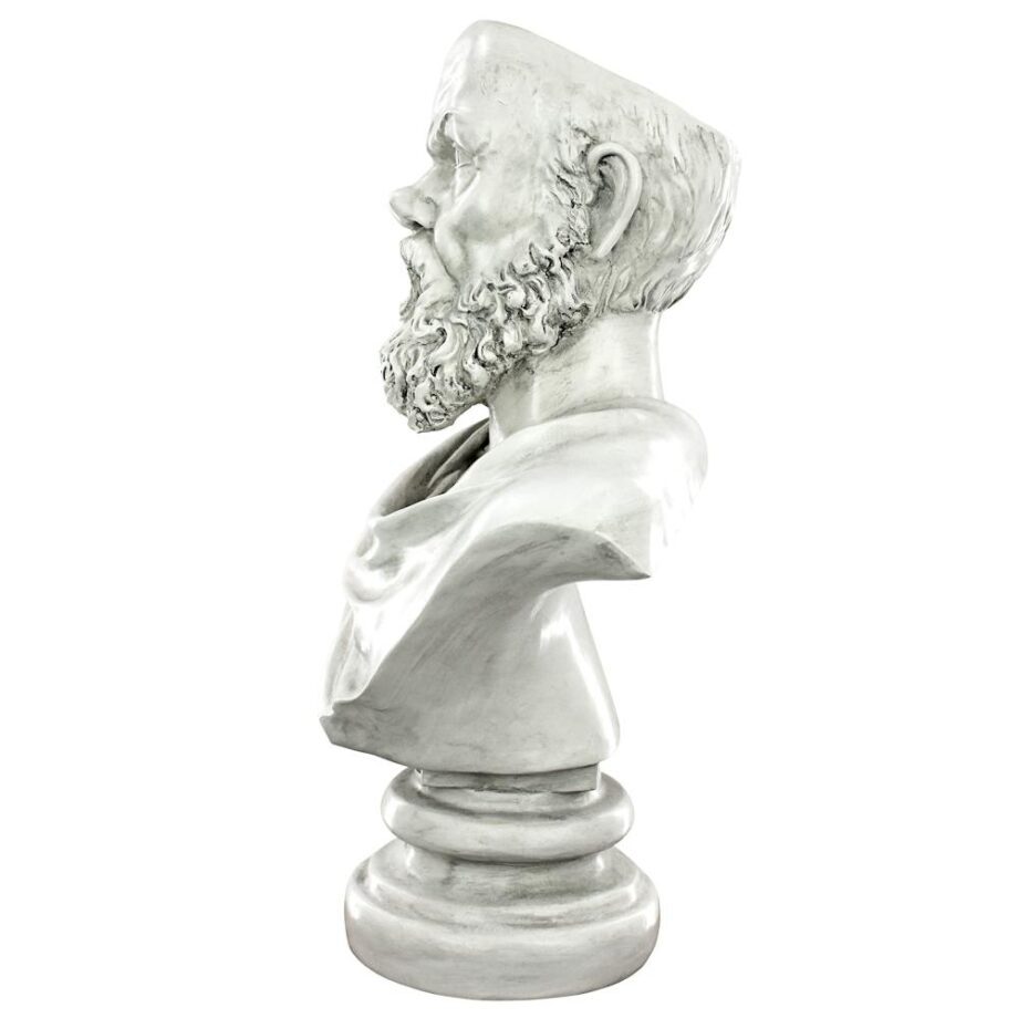 Bust Planters of Antiquity Statues: The Philosopher Socrates