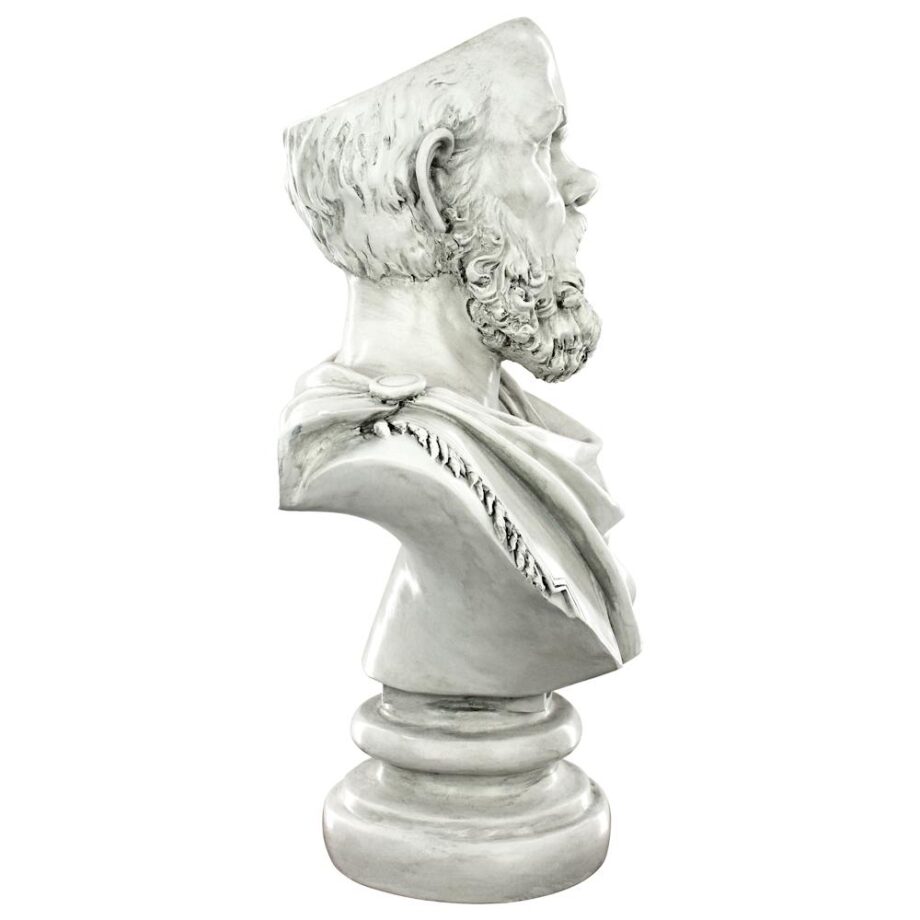 Bust Planters of Antiquity Statues: The Philosopher Socrates