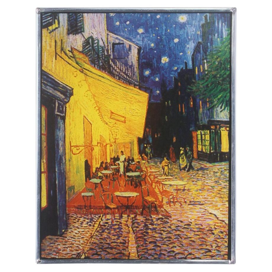 Cafe Terrace at Night, 1888 Art Glass GM1101