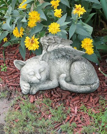 Cat Memorial Angel Pet Statue QL6080