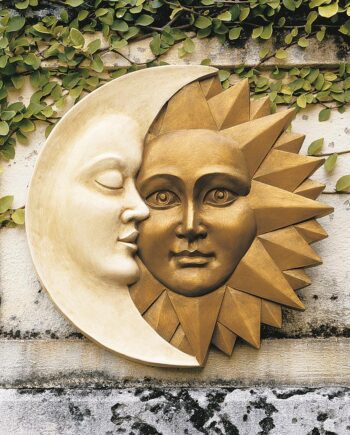 Celestial Harmony Sun and Moon Wall Sculpture NG32758