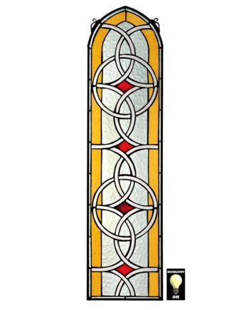 Celtic Knotwork Tiffany-Style Stained Glass Window TF26312