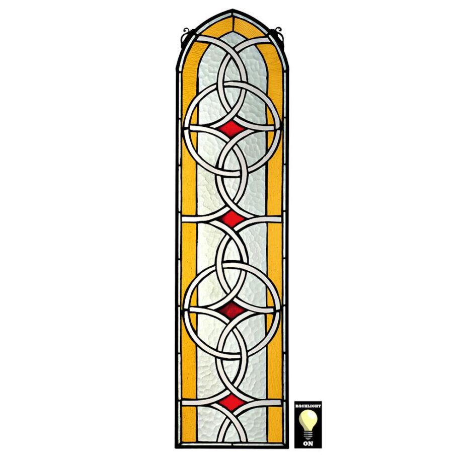 Celtic Knotwork Tiffany-Style Stained Glass Window TF26312