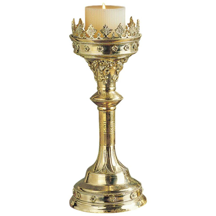 Chartres Cathedral Gothic Candlestick: Each Estate
