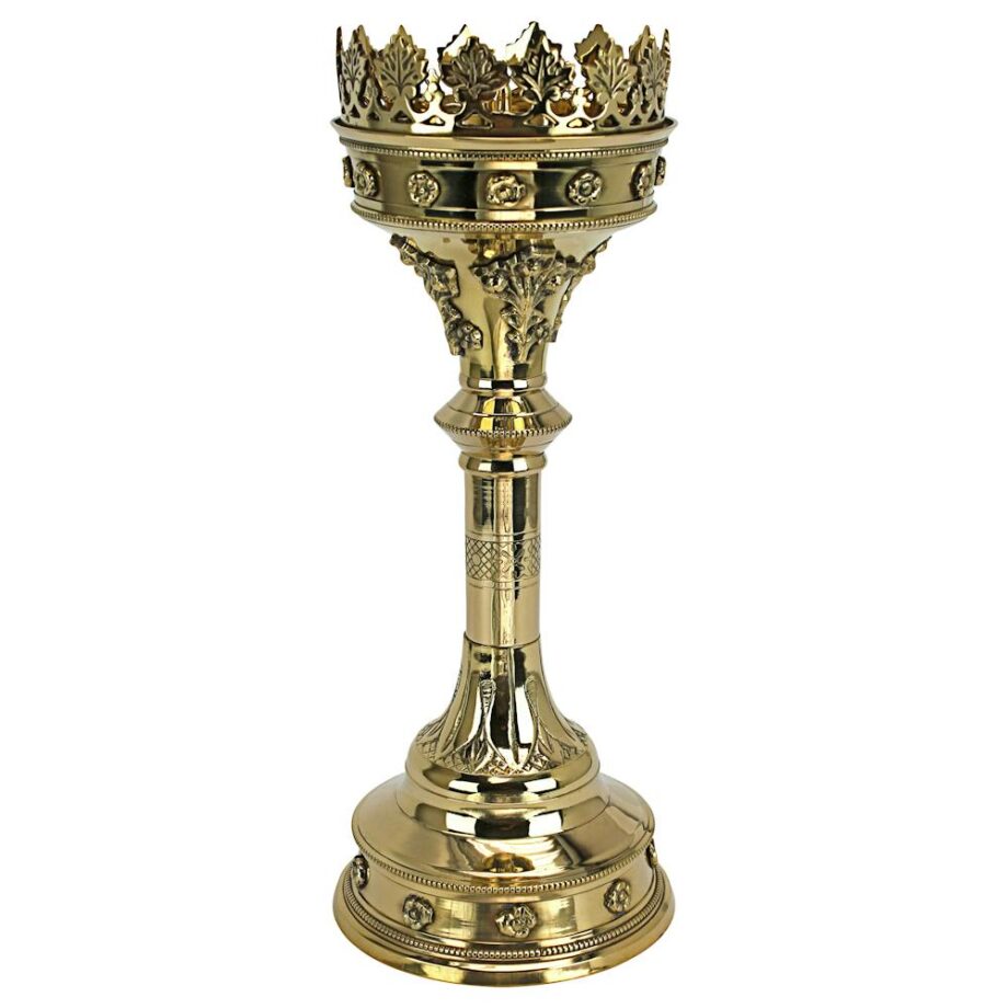 Chartres Cathedral Gothic Candlestick: Each Estate