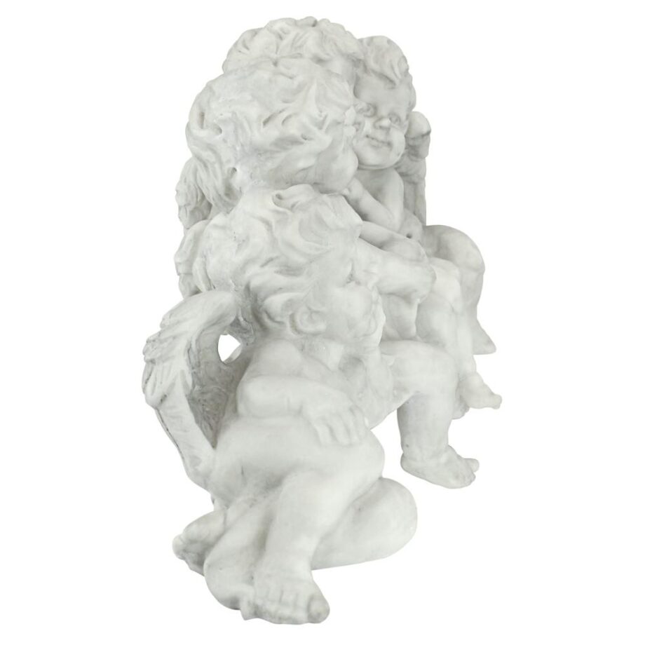 Cherub Conclave Shelf Sitting Angel Statue