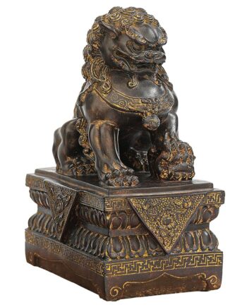 Chinese Guardian Female Lion Foo Dog Statues NY13668011